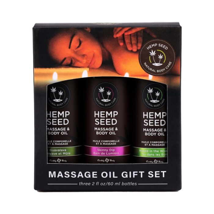 Massageolie Sæt Earthly Body Naturlig Glide Massageolie Sæt Earthly Body Naturlig Glide
