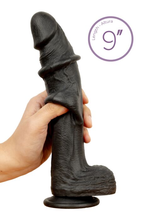 Dildo S Pleasures David 9" med realistisk design Dildo S Pleasures David 9" med realistisk design