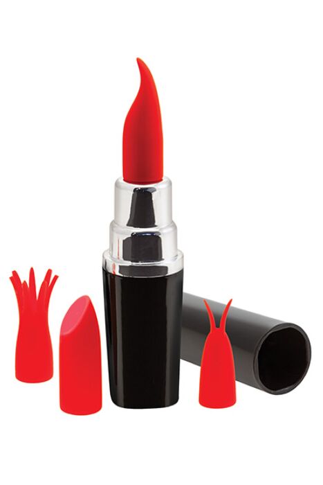 Lipstick Vibrator Black/Red Lipstick Vibrator Black/Red