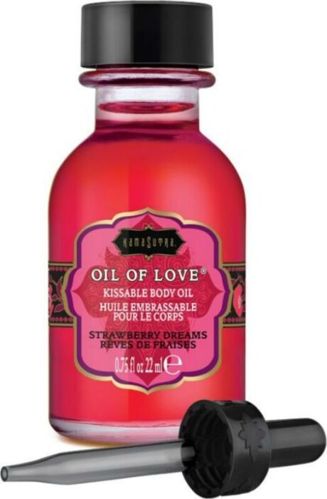 Aceite comestible KAMASUTRA Strawberry 22 ml Aceite comestible KAMASUTRA Strawberry 22 ml