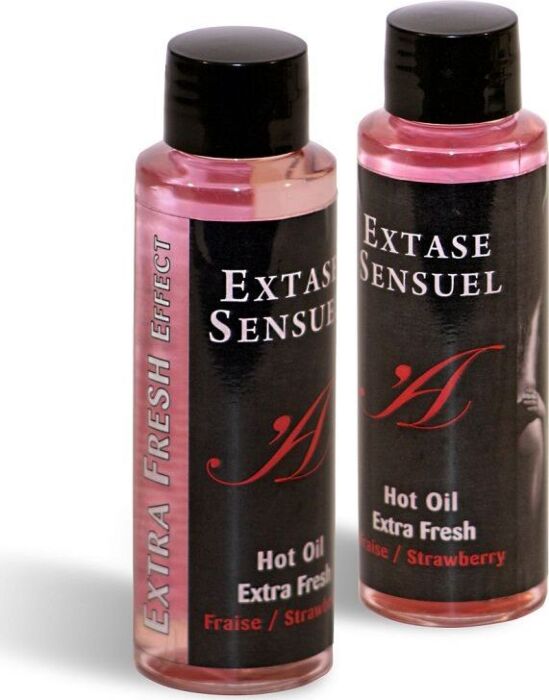 Aceite de Masaje Extase Sensual 100 ml con Efecto Frío-Calor Aceite de Masaje Extase Sensual 100 ml con Efecto Frío-Calor