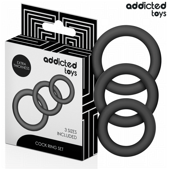 Silikonringe til sjove oplevelser med ADDICTED TOYS Silikonringe til sjove oplevelser med ADDICTED TOYS