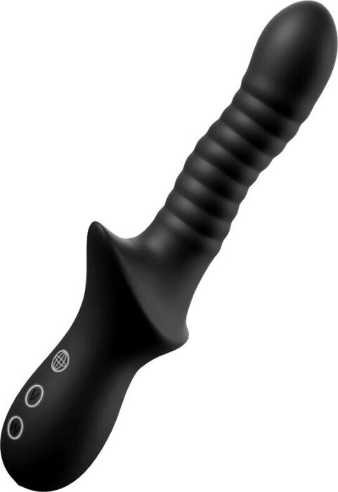 Analvibrator FETISH FANTASY ELITE Pleasure Wave, genopladelig, sort