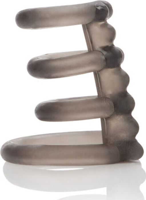 Anillo triple con soporte escrotal CALEXOTICS Dr. J Anillo triple con soporte escrotal CALEXOTICS Dr. J