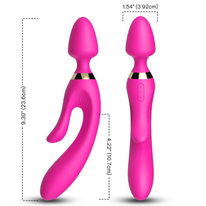 Vibrator ARMONY MASSAGERS Rabbit med 18 vibrationsindstillinger Vibrator ARMONY MASSAGERS Rabbit med 18 vibrationsindstillinger