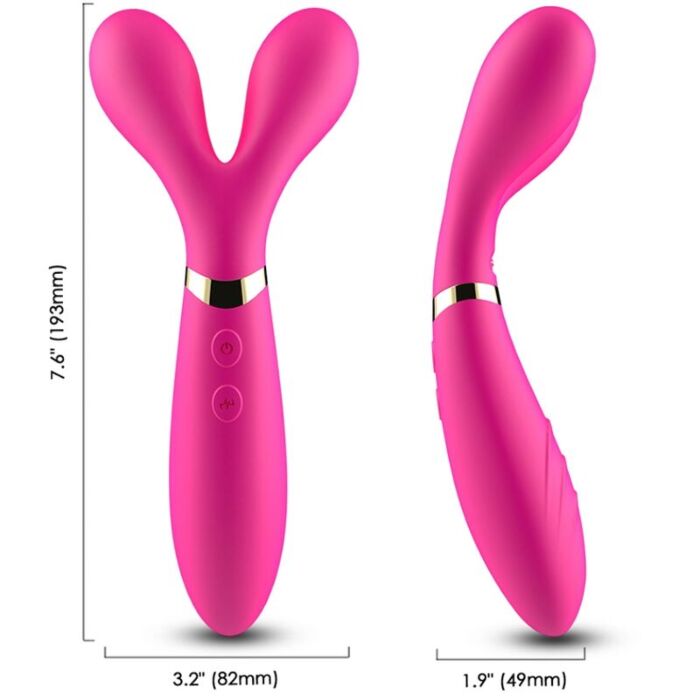 Vibrátor ARMONY Y-WAND Massager med dobbelt hoved Vibrátor ARMONY Y-WAND Massager med dobbelt hoved