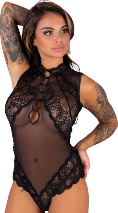 Body Negro Livco Corsetti Sagen - Elegancia Sensual