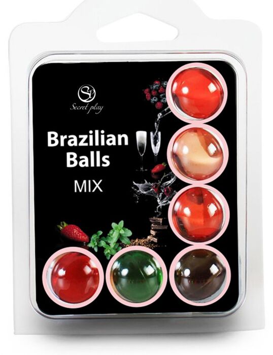 Brazilian Kugler Secretplay - 6 Hot Kugler med Frugtaroma
