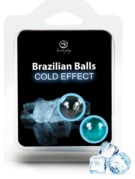 SECRETPLAY Brasilien Kold-effekt Kugler (2 pakke)