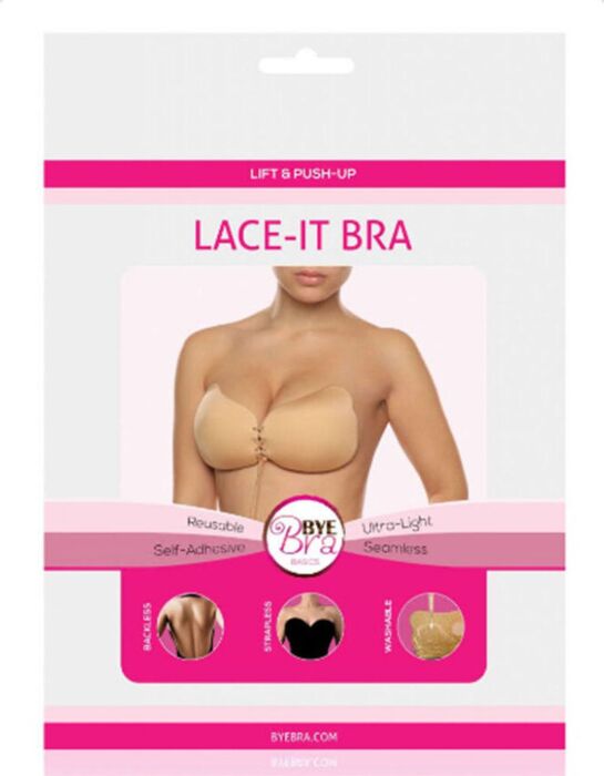 Byebra lace-it realzador push-up cup d natural Byebra lace-it realzador push-up cup d natural