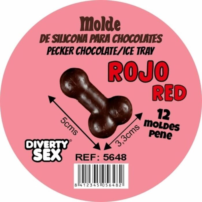 Siliconeform Diablo Picante til chokoladepenisser Siliconeform Diablo Picante til chokoladepenisser