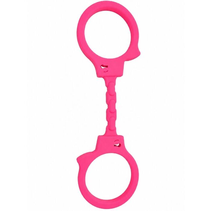 Søde pink silikone håndjern til leg Søde pink silikone håndjern til leg