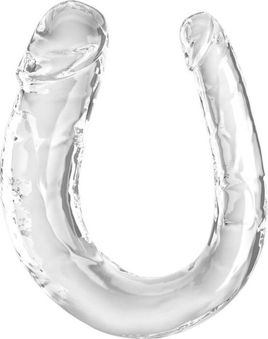 Dildo Doble King Cock 33 cm Transparente Dildo Doble King Cock 33 cm Transparente