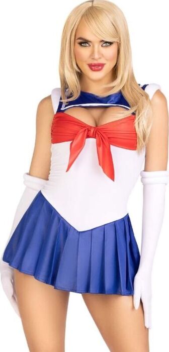 Disfraz Marinera Sexy Leg Avenue Multicolor