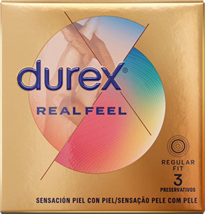 DUREX REAL FEEL 3UDS. DUREX REAL FEEL 3UDS.