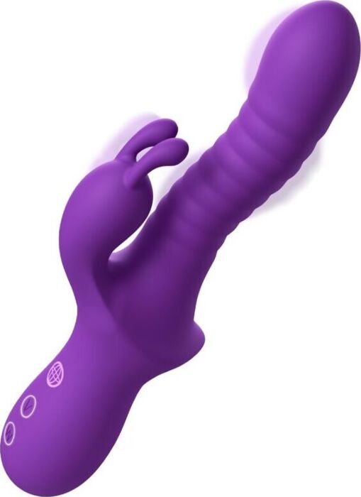 Rabbitvibrator FANTASY FOR HER FANTASY WAVE WAVEMOTION, genopladelig, lilla