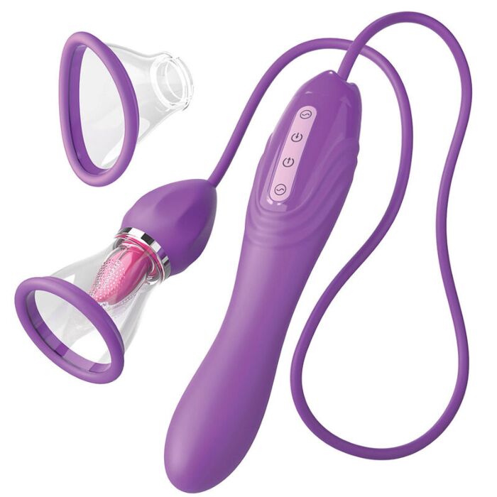 Succionator FANTASY FOR HER ULTIMATE PLEASURE MAX med stimulerende tunge Succionator FANTASY FOR HER ULTIMATE PLEASURE MAX med stimulerende tunge