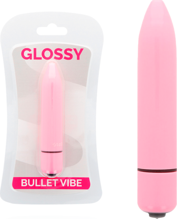 Glossy thin vibrador rosa Glossy thin vibrador rosa