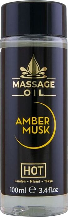 HOT - ACEITE DE MASAJE AMBER & MUSK 100 ML HOT - ACEITE DE MASAJE AMBER & MUSK 100 ML