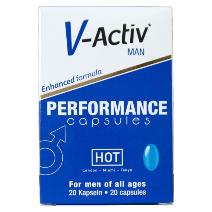 Kapsler HOT V-ACTIV MAN til mandlig energi Kapsler HOT V-ACTIV MAN til mandlig energi