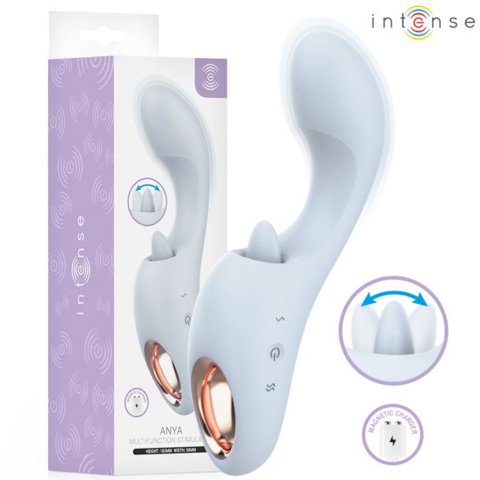 Vibrator INTENSE HIGH TECH ANYA med cirkulær bevægelse Vibrator INTENSE HIGH TECH ANYA med cirkulær bevægelse