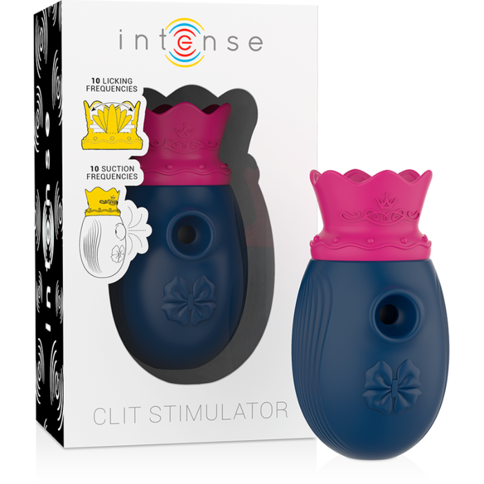INTENSE - Klitoris stimulerer med 10 suge- og sliktilstande INTENSE - Klitoris stimulerer med 10 suge- og sliktilstande
