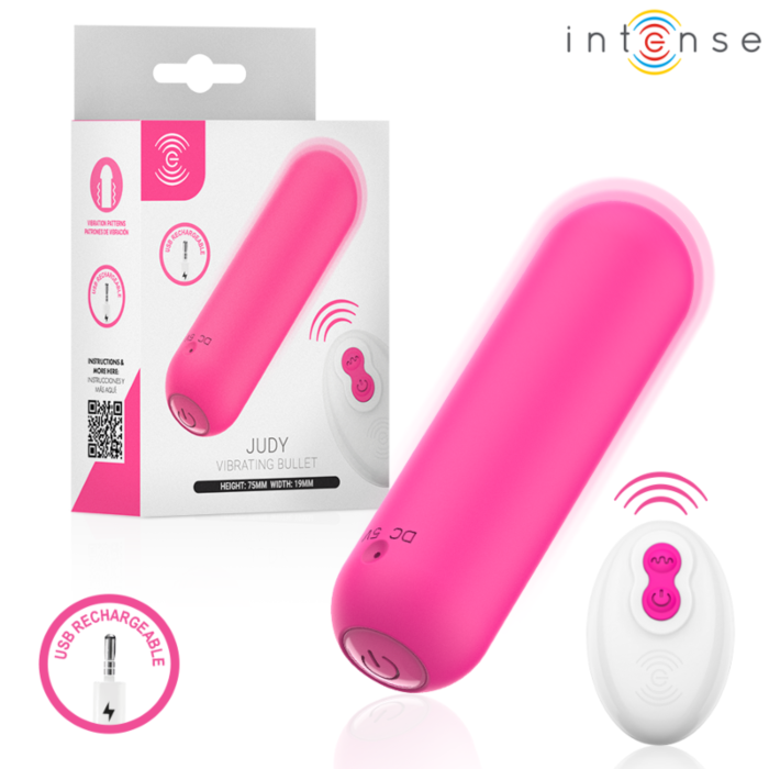 Vibratore INTENSE JUDY med fjernbetjening Vibratore INTENSE JUDY med fjernbetjening