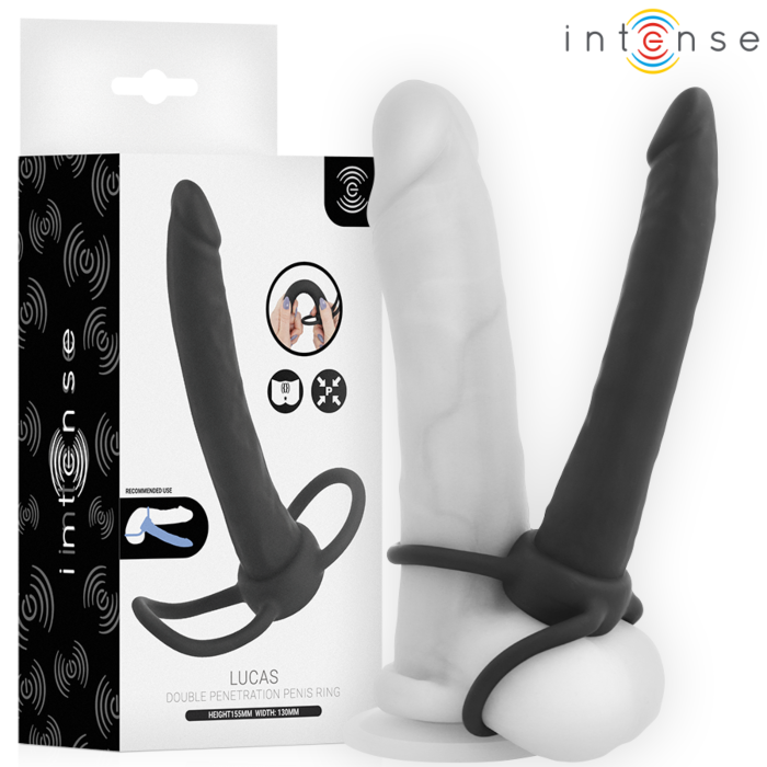 INTENSE FOR HIM Lucas analdildo med integrerede ringe