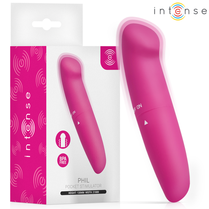 Vibrator INTENSE FUN TOYS PHIL G-SPOT pink 13 cm