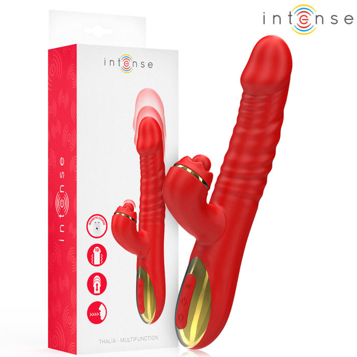 INTENSE THALIA: Vibration, Thrust og Tapping i Rød INTENSE THALIA: Vibration, Thrust og Tapping i Rød
