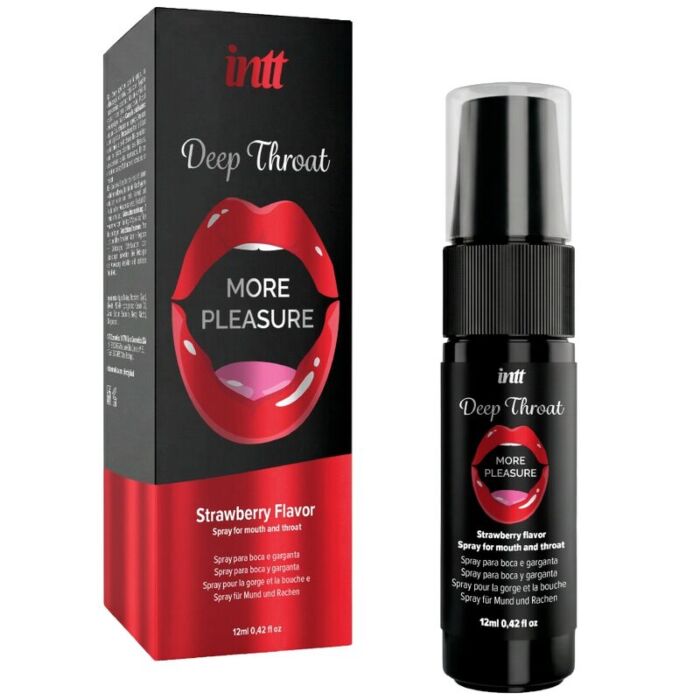 Mundspray INTT Deep Throat med jordbærsmag Mundspray INTT Deep Throat med jordbærsmag