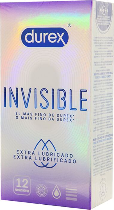Invisible Extra Lubricado 12 Uds. Invisible Extra Lubricado 12 Uds.