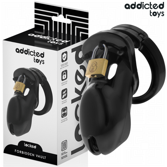BDSM Bur ADDICTED TOYS LOCKED FORBIDDEN VAULT 10 CM