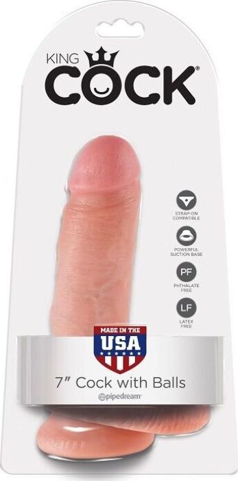 King cock 7' pene realistico natural 178cm King cock 7' pene realistico natural 178cm