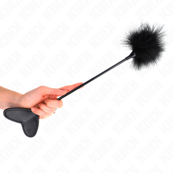 Plumas KINK TICKLE FEATHERS 31 cm med hjertepaddle Plumas KINK TICKLE FEATHERS 31 cm med hjertepaddle