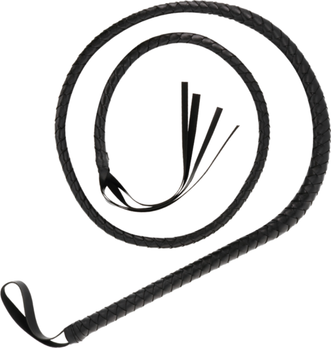 Látigo Bondage DARKNESS 210 cm con mango de agarre Látigo Bondage DARKNESS 210 cm con mango de agarre
