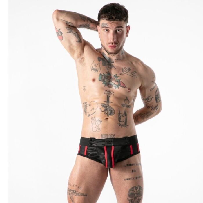 Jockbrief LOCKER GEAR FULL MILITARY ACCESS rød