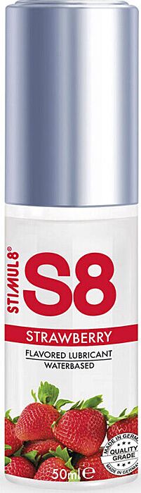 Lubricante sabor fresa STIMUL8 S8 50 ml Lubricante sabor fresa STIMUL8 S8 50 ml