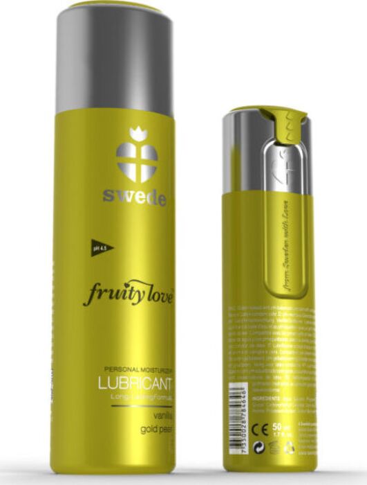 Lubricante SWEDE Fruity Love Pera Golden y Vainilla Lubricante SWEDE Fruity Love Pera Golden y Vainilla