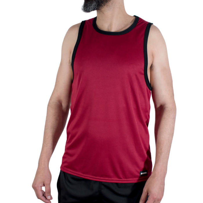 Camiseta MACHO UNDERWEAR MAROON GYM med sporty design Camiseta MACHO UNDERWEAR MAROON GYM med sporty design