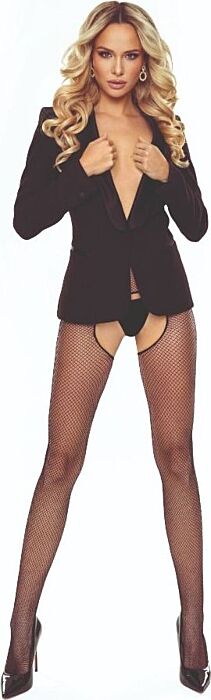 Medias Crotchless Passion Tiopen 034 Elegancia Medias Crotchless Passion Tiopen 034 Elegancia