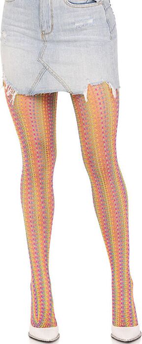 Medias Leg Avenue Multicolor Crochet - Estilo Único