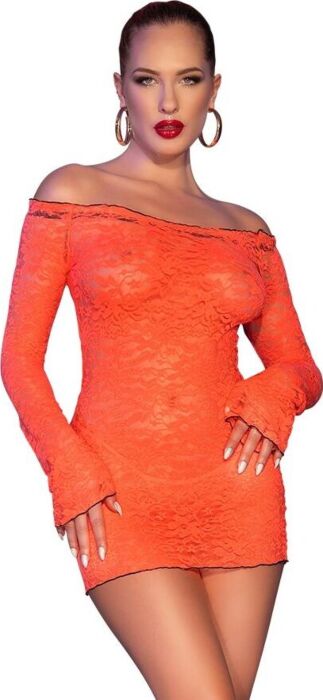 Minivestido Naranja Chilirose CR 4859 Seductor Minivestido Naranja Chilirose CR 4859 Seductor