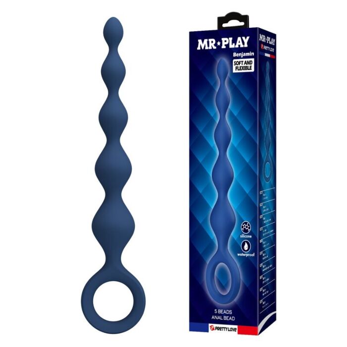 Anal perler og anal plug MR PLAY med gradueret design Anal perler og anal plug MR PLAY med gradueret design