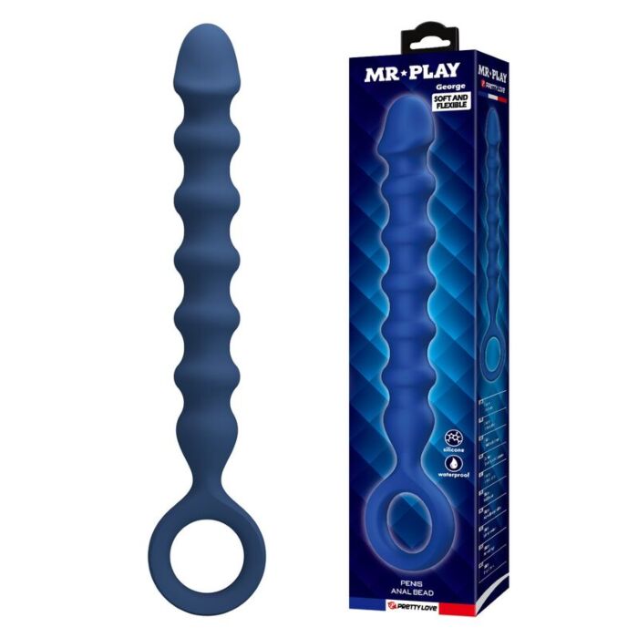 Anal Perler MR PLAY - Graduert Silikone Design Anal Perler MR PLAY - Graduert Silikone Design