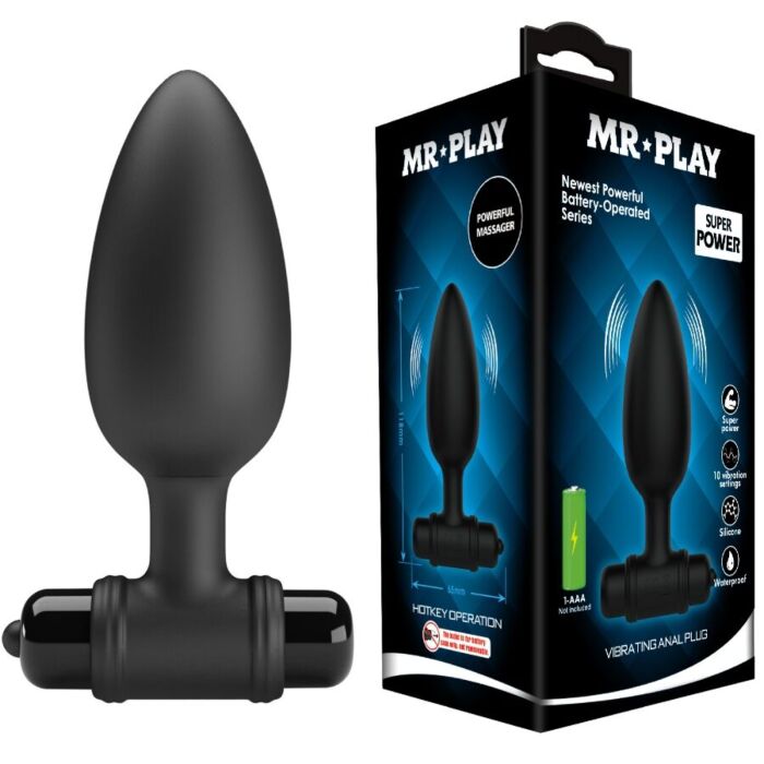 Anal Plug MR PLAY SUPER POWER med vibration Anal Plug MR PLAY SUPER POWER med vibration