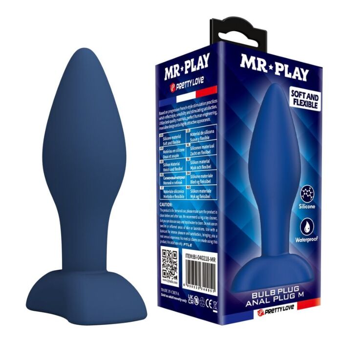 Anal Plug MR PLAY Tapered Silicone | Komfortabel indføring Anal Plug MR PLAY Tapered Silicone | Komfortabel indføring