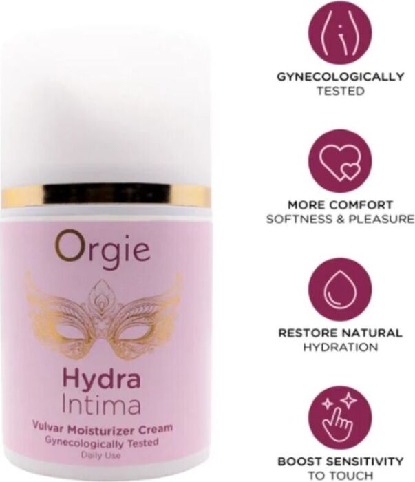 Vulvafugtighedscreme ORGIE HYDRA INTIMA DAILY 50 ml
