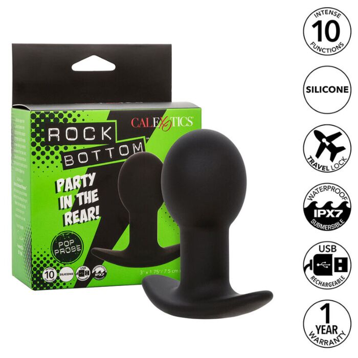 Analprop CALEXOTICS Rock Bottom med 10 vibrationer