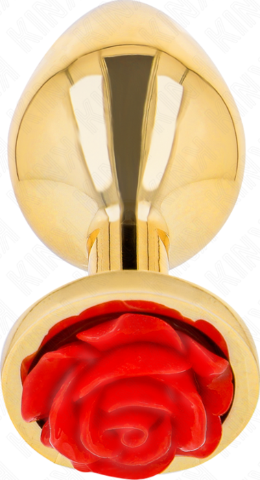 Plug Anal KINK Rosa Roja - Elegante y Sofisticado Plug Anal KINK Rosa Roja - Elegante y Sofisticado